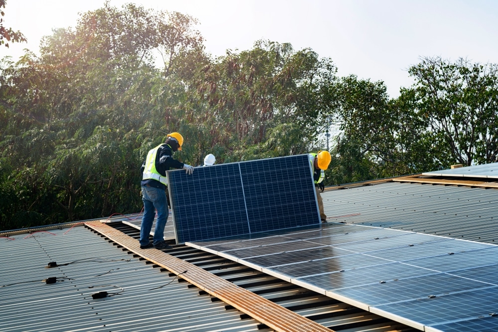 roof replacement with solar panels